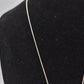 Vintage Sterling Silver 925 and Calsilica Pendant Necklace 46cm