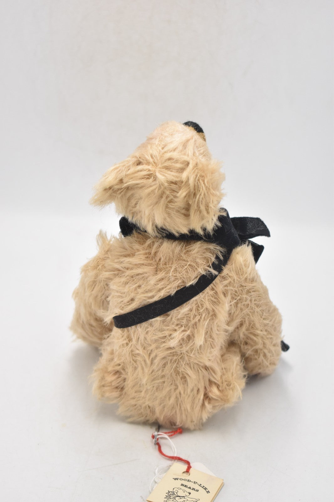 Wood U Like “Ambrose” Yes/No Bear – OOAK Artist Teddy Bear by Richard & Lisa Gun