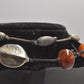 Vintage Retro Boho Multi-Colour Glass, Beaded & Metal Ladies Necklace – 38cm
