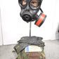 British S10 Gas Mask Size 2 & Haversack Bag, Army Respirator NBC Kit With Extras