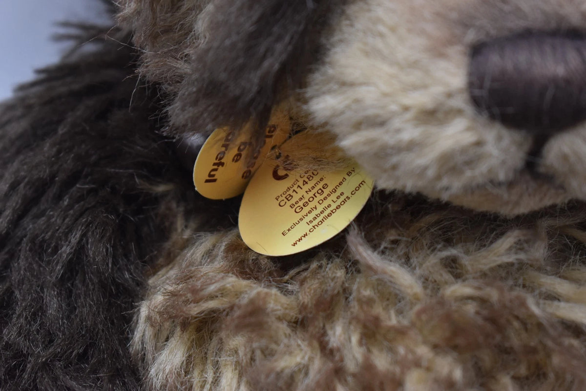 Charlie Bears George Teddy Bear Retired Tagged Isabelle Lee Designed
