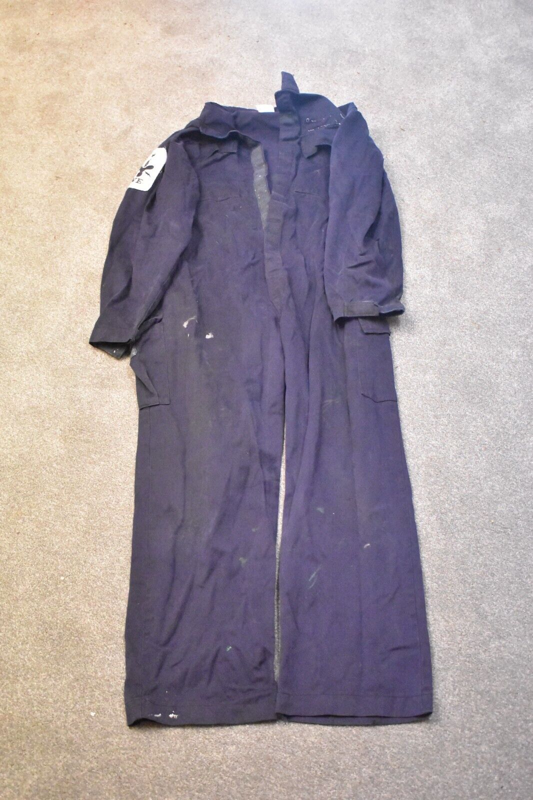 British Royal Navy Weapons Engineer Blue Coveralls Overalls Size 180/108