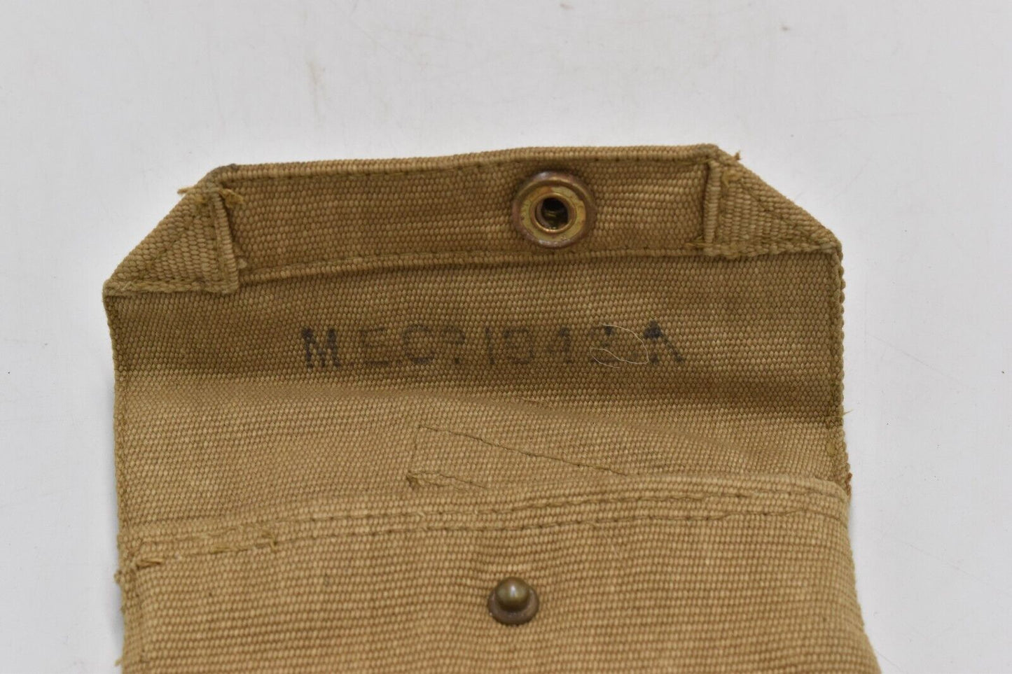 British Army WWII 37 Pattern Webbing Pistol Holster – Dated 1942 Meco