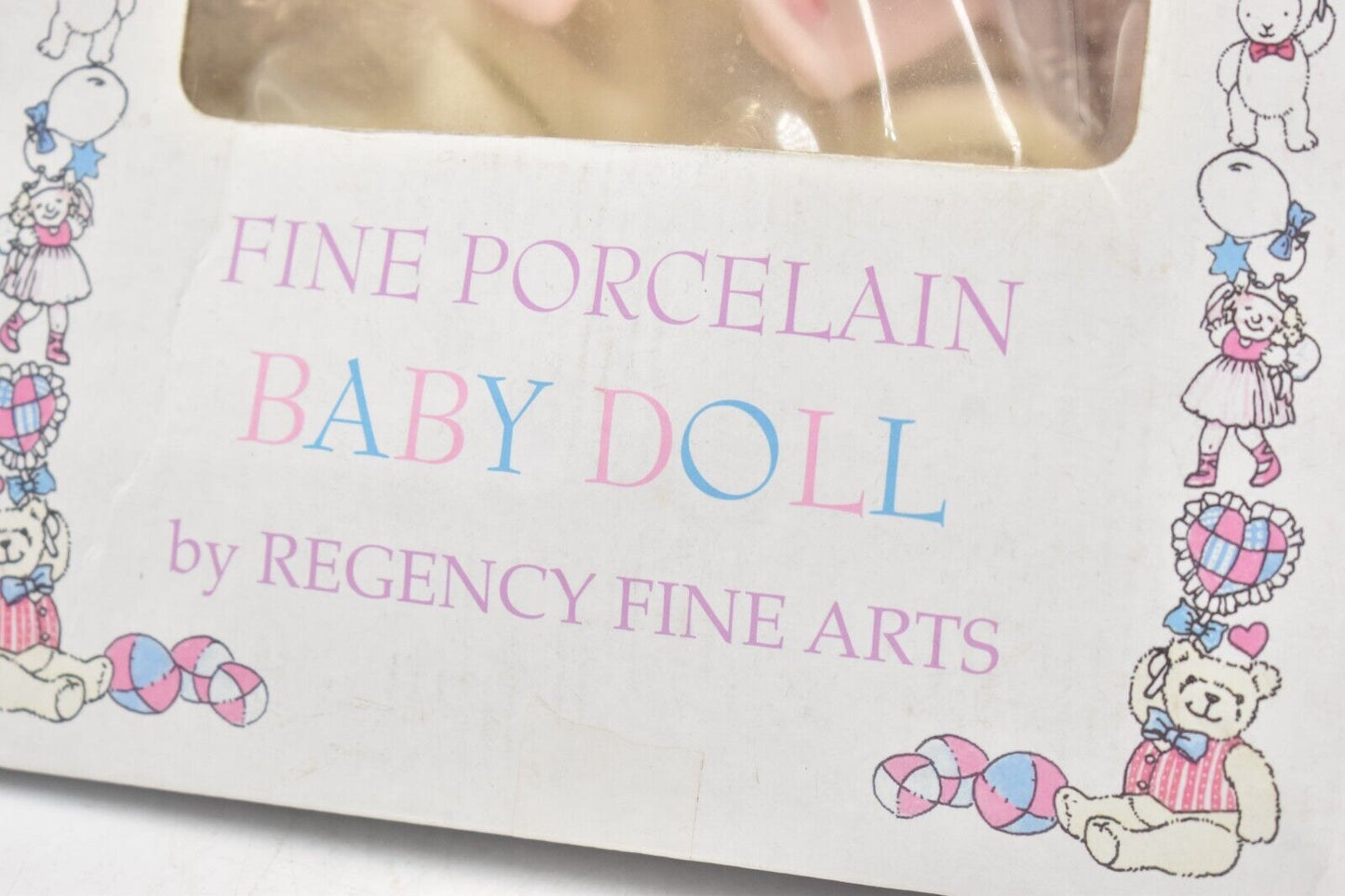 Vintage Regency Fine Arts Rebecca Porcelain Doll - Boxed, Retired, Tagged