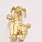 Vintage Poodle Dog Gold Tone and Rhinestone Brooch – Women's Jewellery