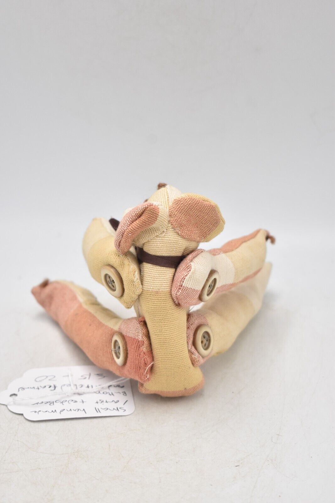 Vintage Artist Hand Made Teddy Bear with Button Joints