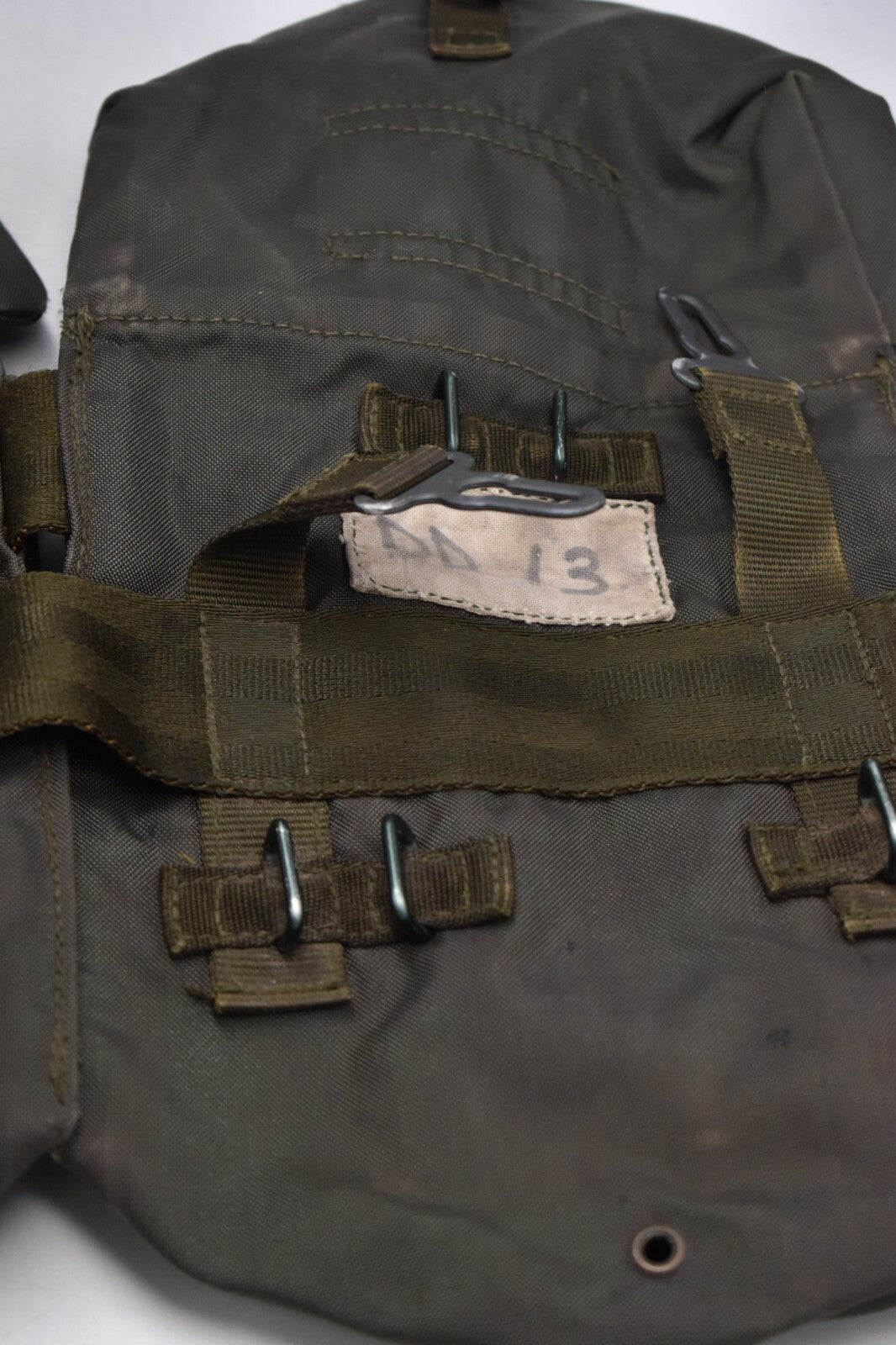 British Army 58 Pattern MKII Nylon/Butyl Trials Kidney Pouches – Dated 1977