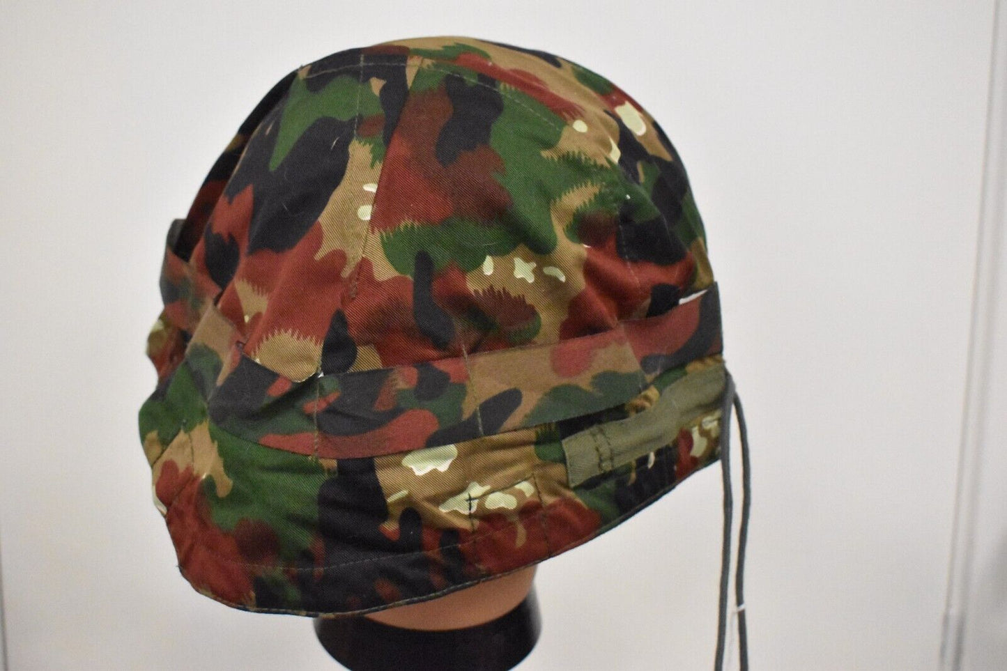 Swiss Army M71 Helmet Cover – Cotton Alpenflage Camo Alpentarn