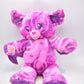 Build-A-Bear Midnight Shimmer Bat – Pink Swirl Purple Plush Vampire Halloween