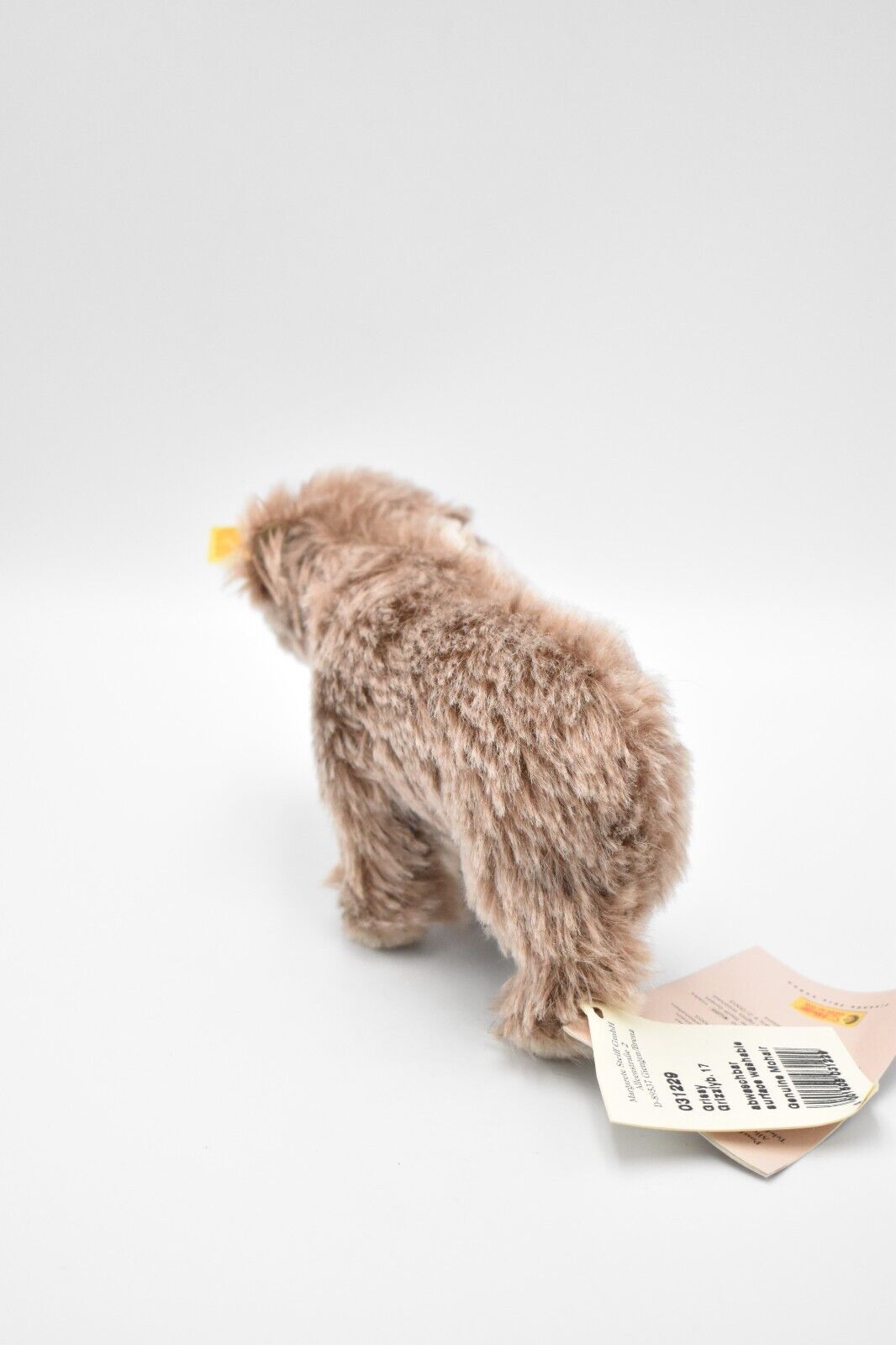Steiff Grizzly Mohair Teddy Bear 031229 Retired Collectible Tagged