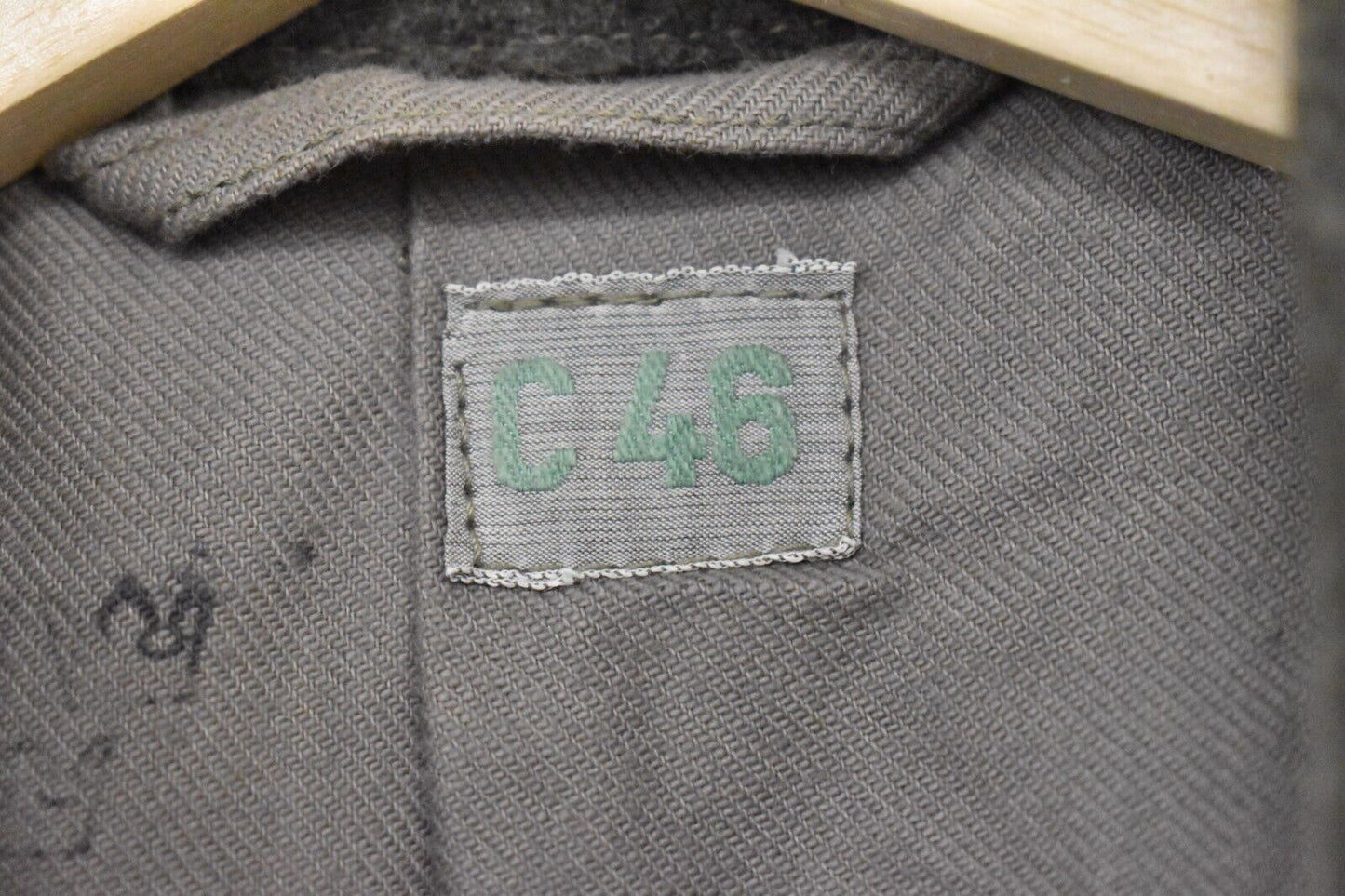 Vintage 1960s Swedish Army Haga Wool Jacket – Size 46" Chest – Dated 1962