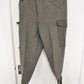 Swedish Army Olive Grey Wool Field Trousers 1947 Dated Leather Straps Military