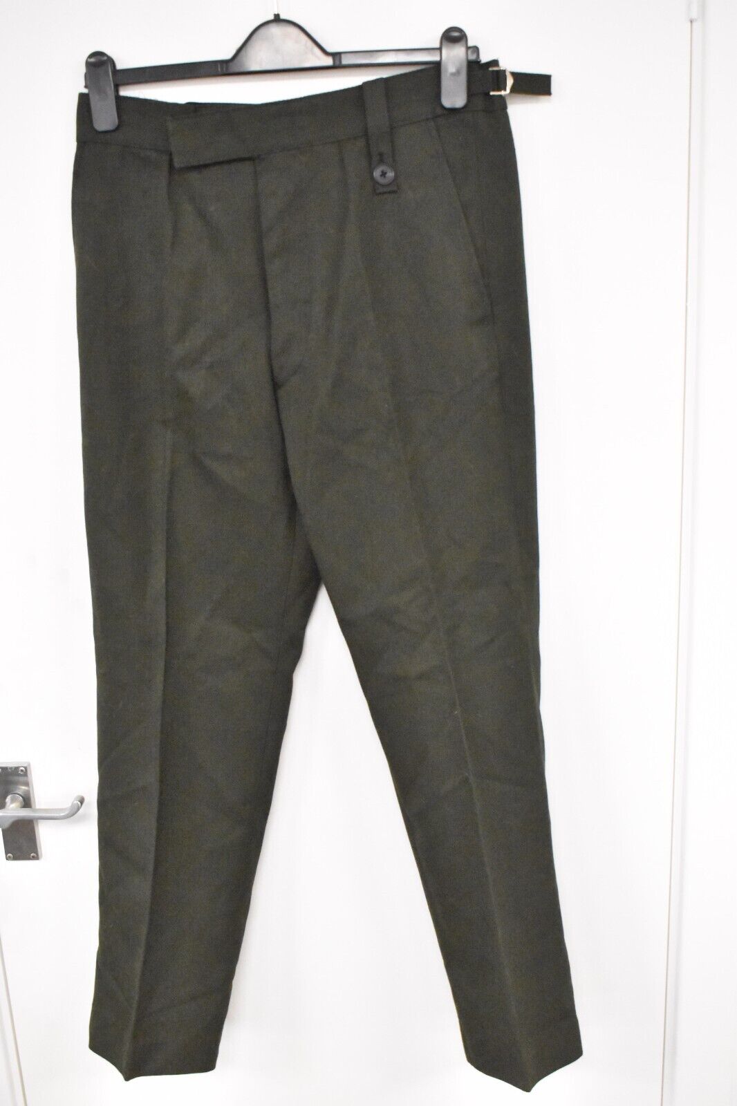 British Army Men's Barrack Dress Trousers – Dark Green – W30" L29"