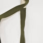 German Army Dark Green Braces with Leather Tabs – Adjustable 110cm – Military