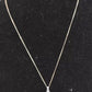 Vintage 925 Sterling Silver and Cameo Black Polished Onyx Pendant 42cm