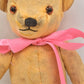 Vintage 1940s English Mohair Teddy Bear 38cm Fully Jointed Glass Eyes