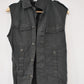 German Army Moleskin Cotton Sleeveless Shirt Vest Jacket – 38" Chest, Military