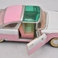Road Tough 1955 Ford Fairlane Crown Victoria 1/18 Scale Model Car – Pink & White