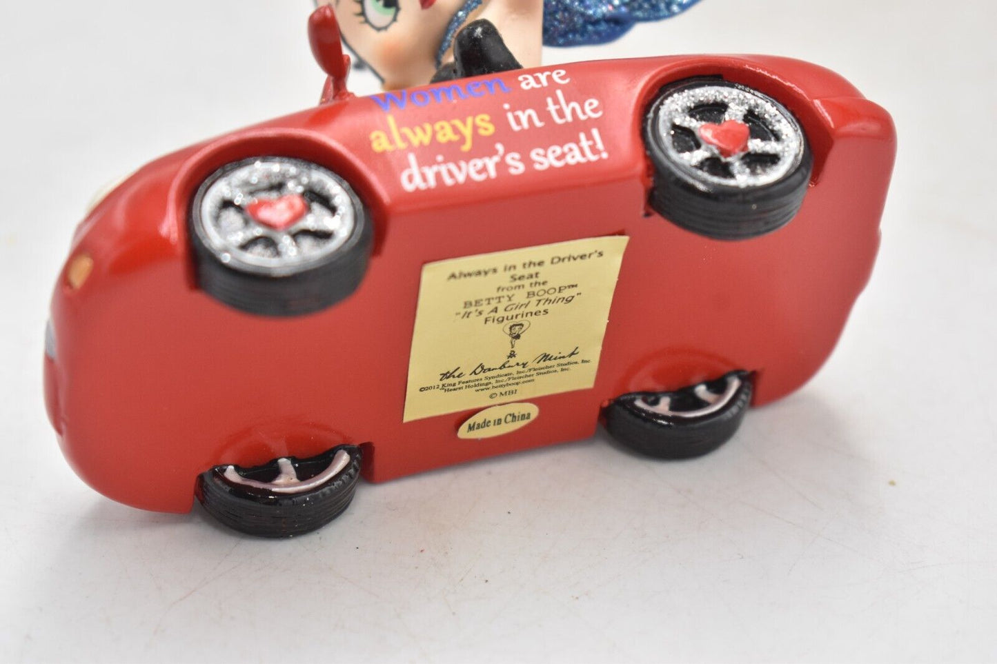 Betty Boop Danbury Mint "Women Are Always in the Driver’s Seat" Figurine Statue Ornament