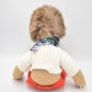 Vintage Felt Rag Doll with Clothes - 42cm