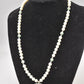 Vintage Sterling Silver 925 Green Jadeite & Faux Pearl Blessings Charm Necklace