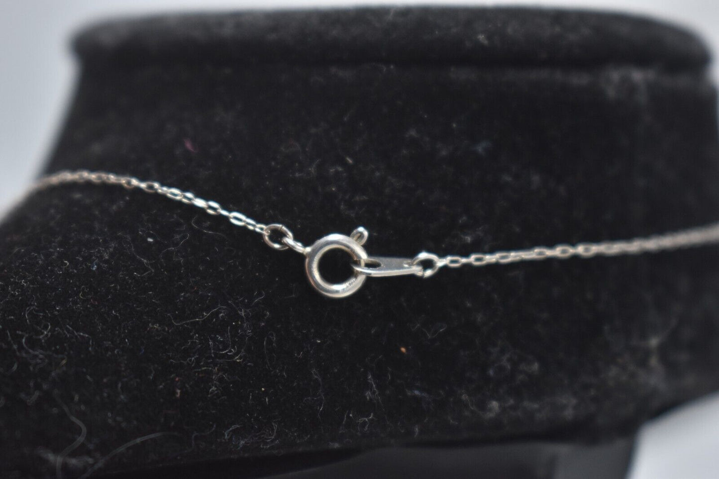 Vintage Sterling Silver 925 Curb Chain Necklace 40cm