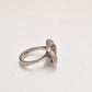 Vintage Sterling Silver 925 Belt Buckle Ring – Size L