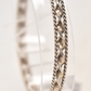 Vintage Sterling Silver 925 Ornate Bangle Bracelet - 7cm Diameter