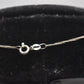 Vintage 925 Sterling Silver and Blue Topaz Pendant Necklace – 42cm