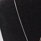 Vintage Sterling Silver 925 and Lemon Amber Modernist Pendant Necklace 45cm