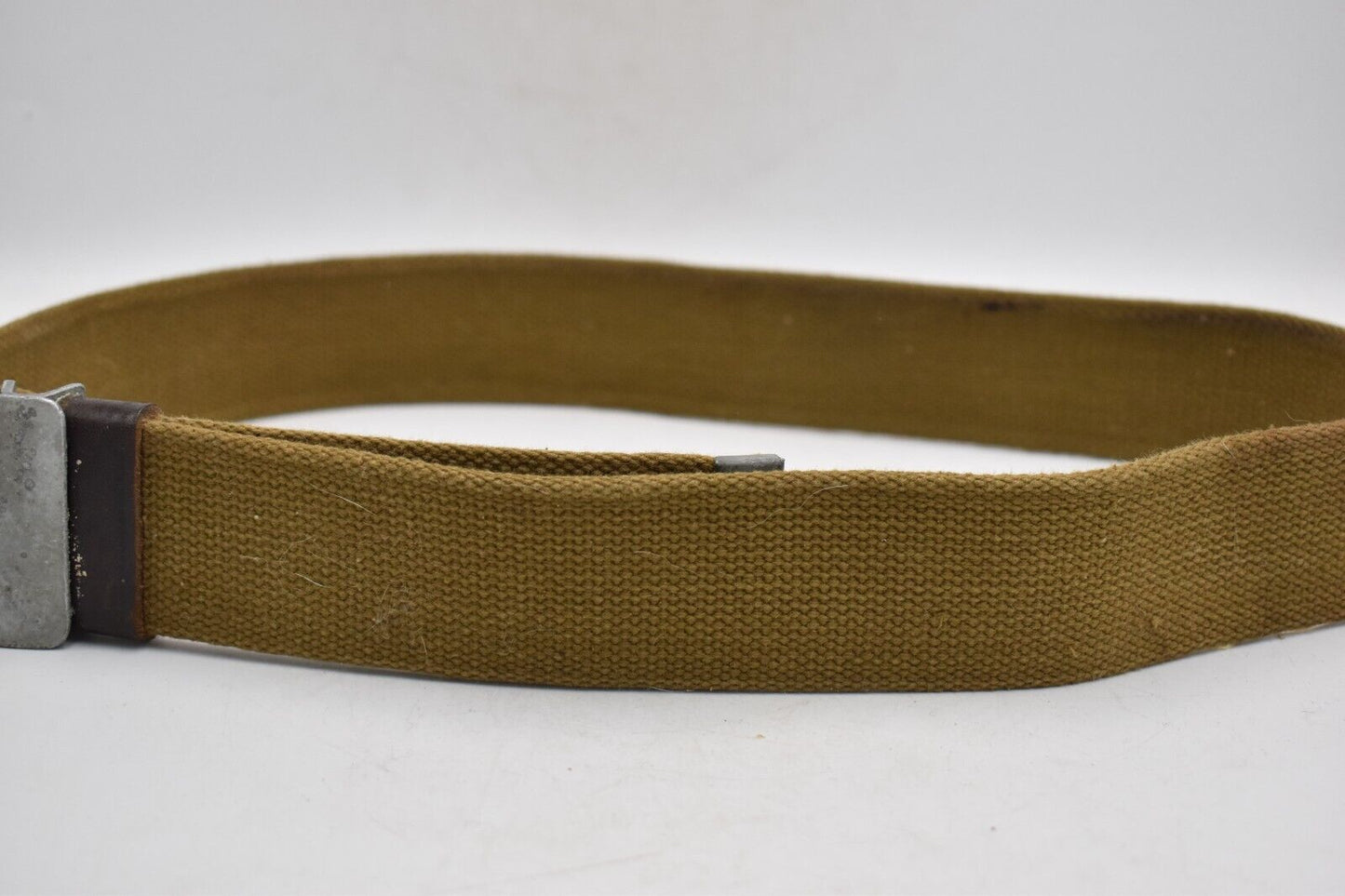 Vintage USSR Russian Army Webbing Belt with Metal Buckle – Size 38"