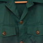 Austrian Army Field Shirt Khaki Green Military Uniform Heereseigentum 42" Chest