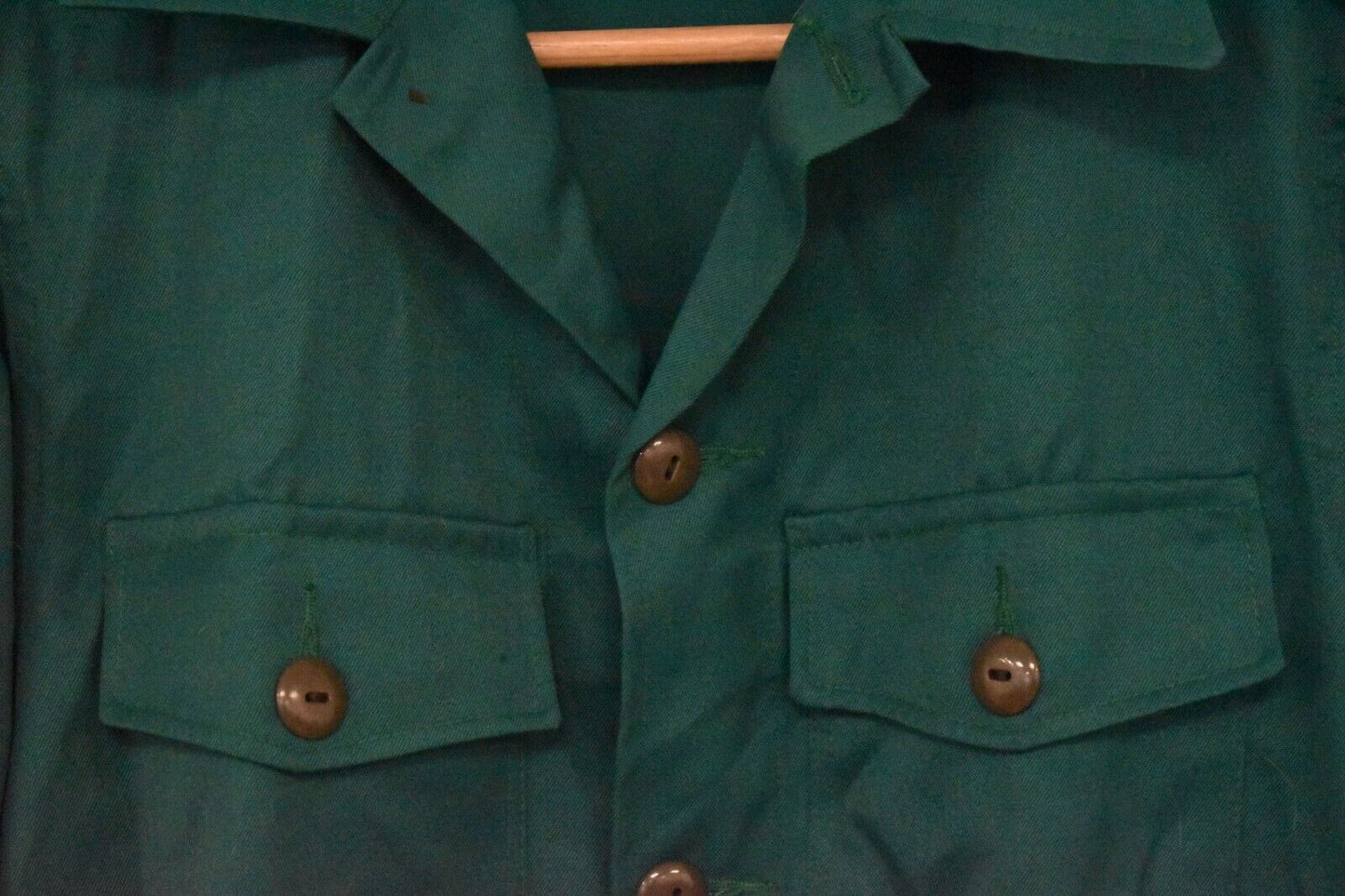 Austrian Army Field Shirt Khaki Green Military Uniform Heereseigentum 42" Chest