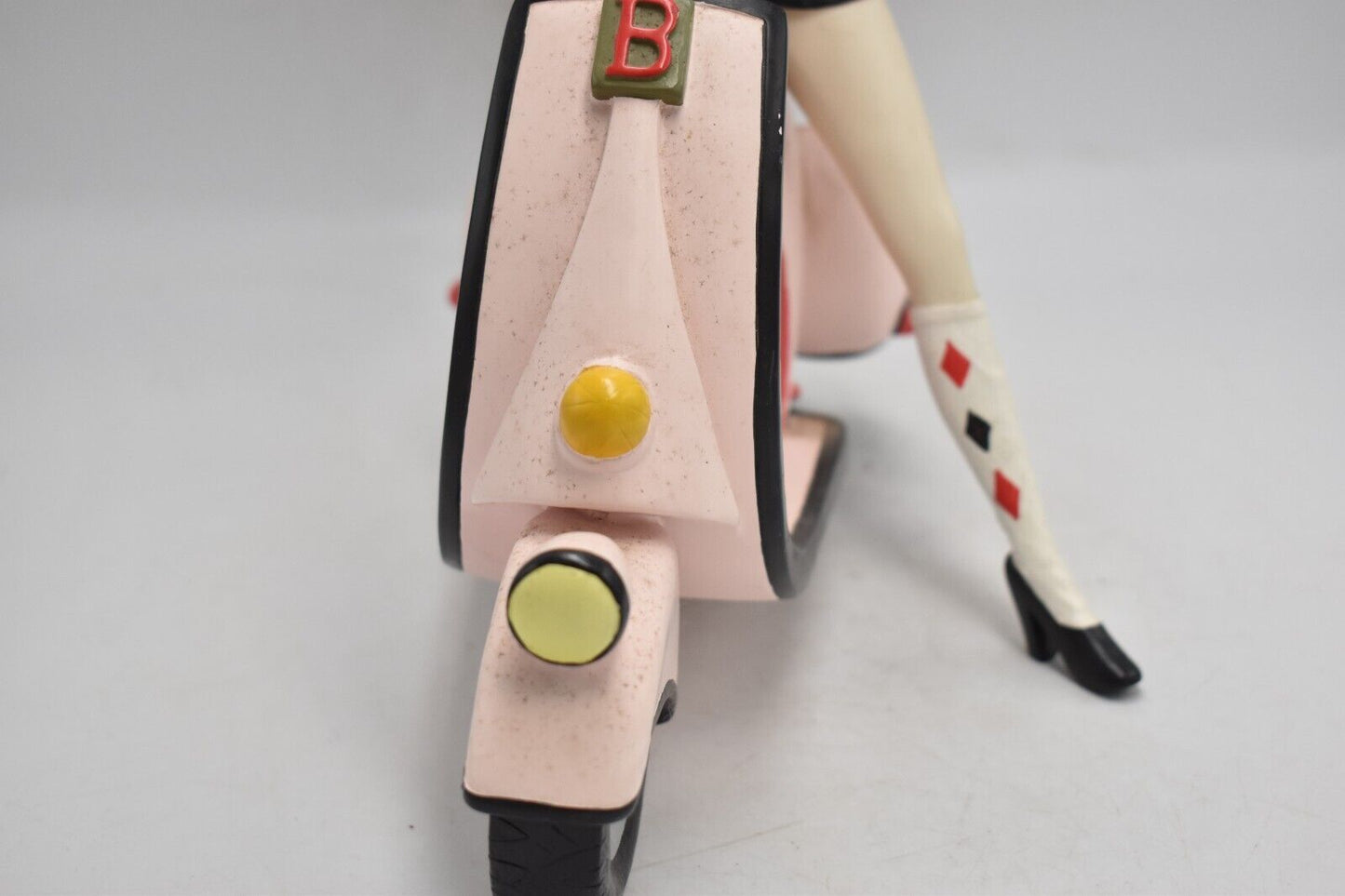 Betty Boop Red Pink Moped Scooter Figurine – King Features Syndicate