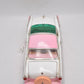 Road Tough 1955 Ford Fairlane Crown Victoria 1/18 Scale Model Car – Pink & White