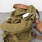 Vintage 1960s Czech Army Rucksack – Brown Cotton Canvas & Leather