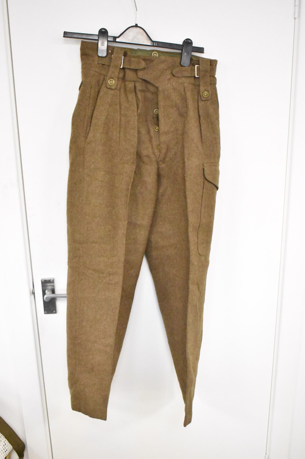 British Army 1949 Pattern Wool Battledress Trousers – W30" L29" – Dated 1954