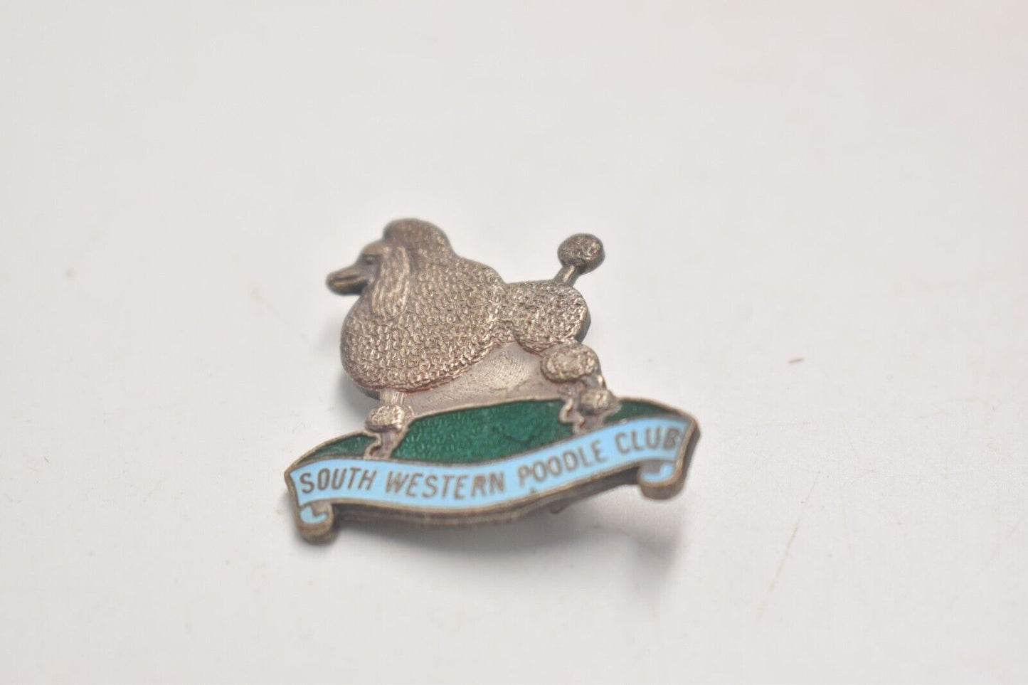 Vintage Pewter Poodle Dog Brooch – South Western Poodle Club – Women's Jewellery
