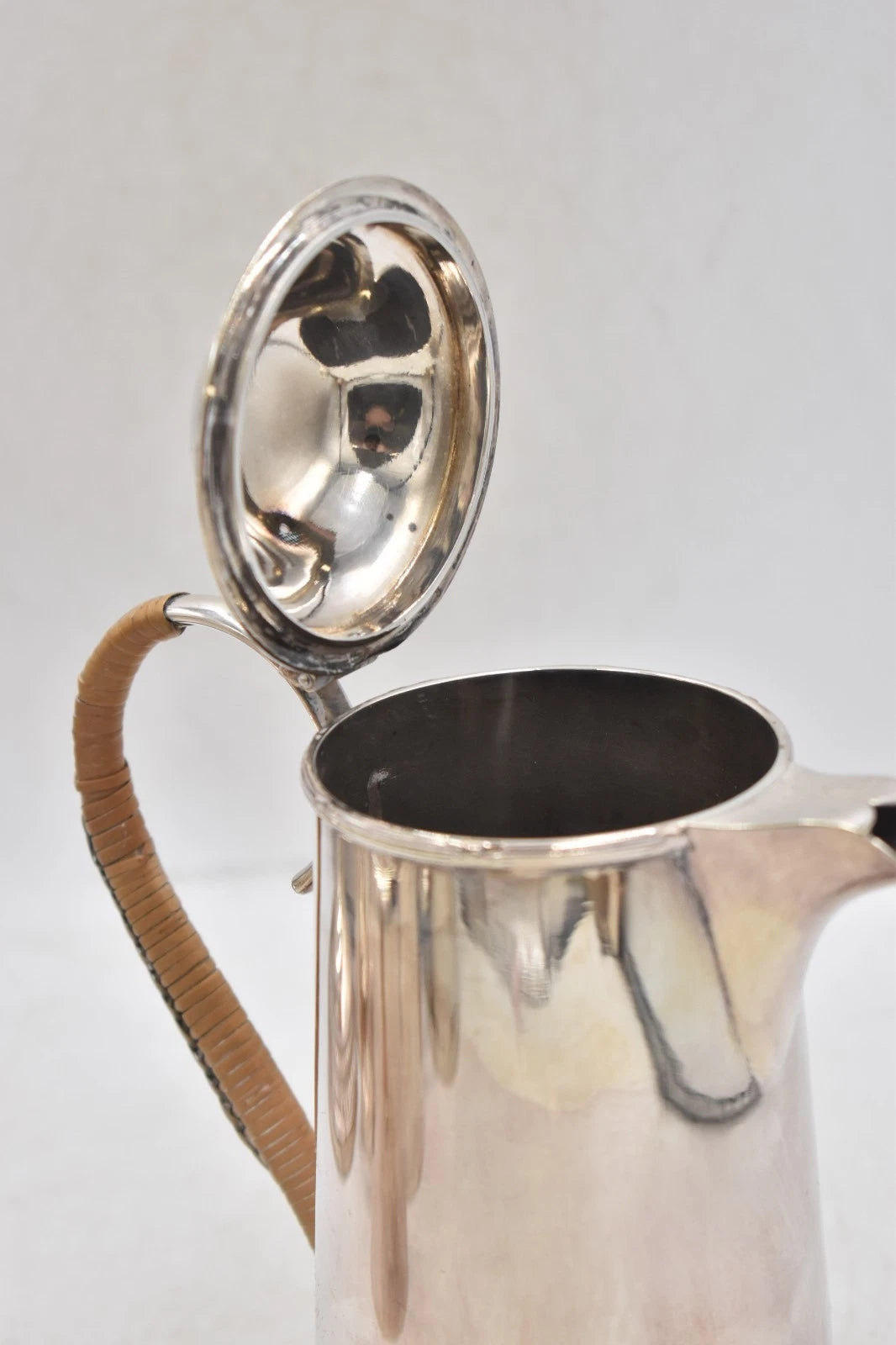 Antique Vintage Art Deco Robert Pringle & Son Silver Plated Coffee Pot 1 Pint