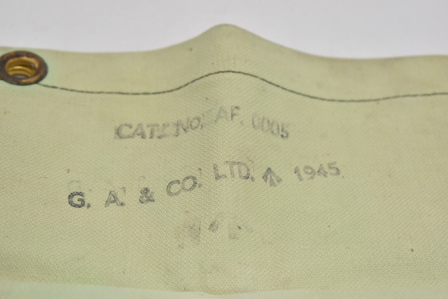 British Army WWII Tropical Issue Milbank Bag Water Filter – 1945 Dated