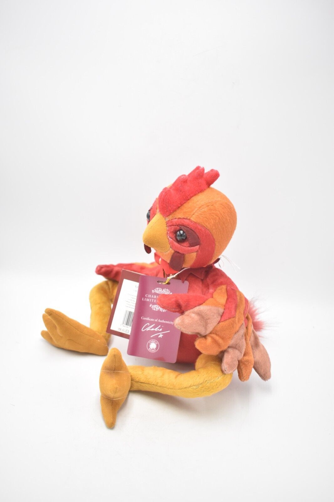 Charlie Bears Lil Red Retired Limited Edition Teddy Bear 22cm Tags Collectible