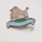 Vintage Pewter Poodle Dog Brooch – South Western Poodle Club – Women's Jewellery