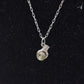 Vintage 925 Sterling Silver and Dragon Claw Pendant Necklace 45cm