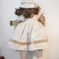 Vintage The Leonardo Collection School Girl Porcelain Doll – Retired – 65cm Tall