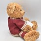 Vintage Sage Wooden Bristle Teddy Bear – 30cm