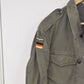 Vintage German Army Olive Moleskin Shirt – 40" Chest – Military Surplus Utility
