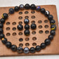 Antique Solitaire Wooden Board with Antique Hand Made Glass Marbles
