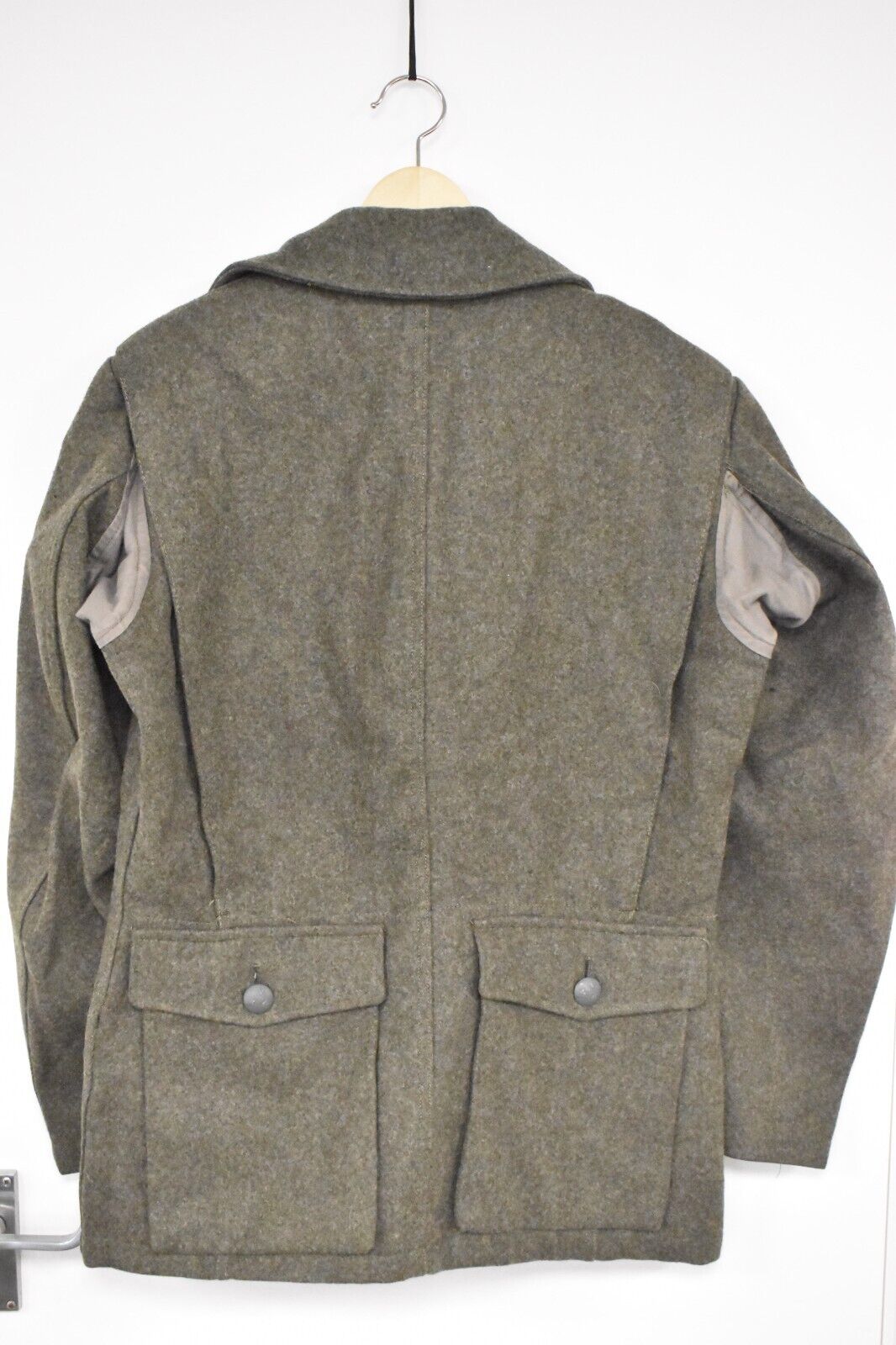 Vintage 1960s Swedish Army Haga Wool Jacket – Size 46" Chest – Dated 1962