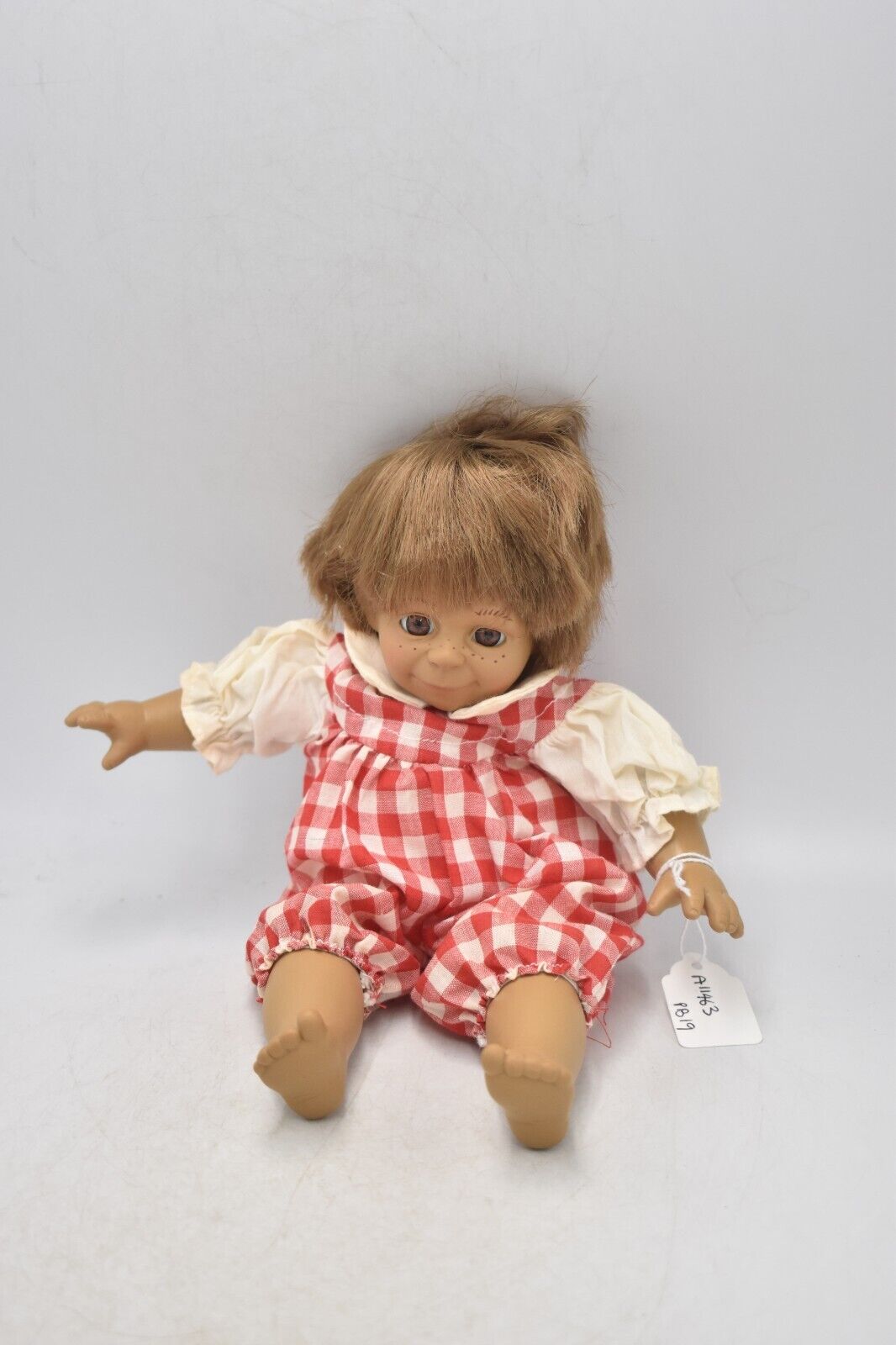 Vintage Expressions Doll – Cheeky Little Girl Character – Hard Plastic – 26cm