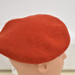 West German Army Bundeswehr Signals Corps Red Beret & Cap Badge – Excellent Condition, Size 58
